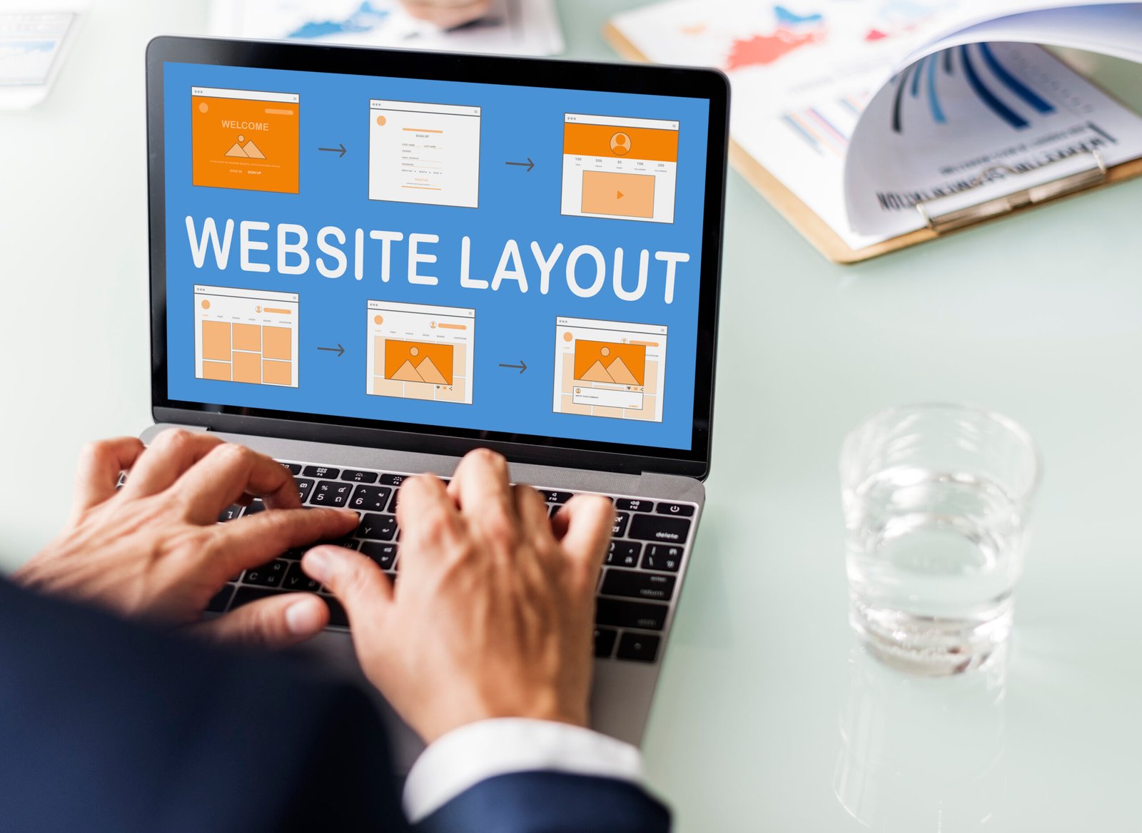 best website layout for realtors and real estate agents