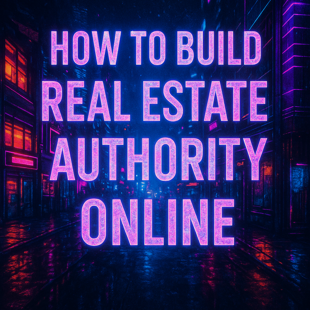 how to build real estate authority online