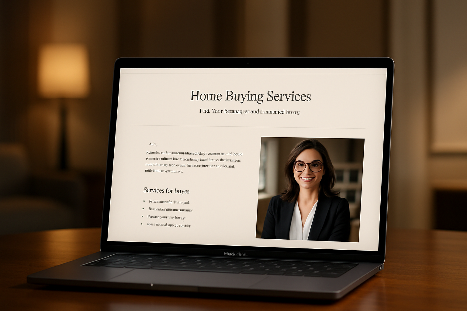 best structure for services page for realtors