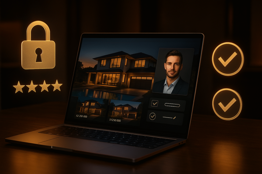 trust signals on realtor luxury websites