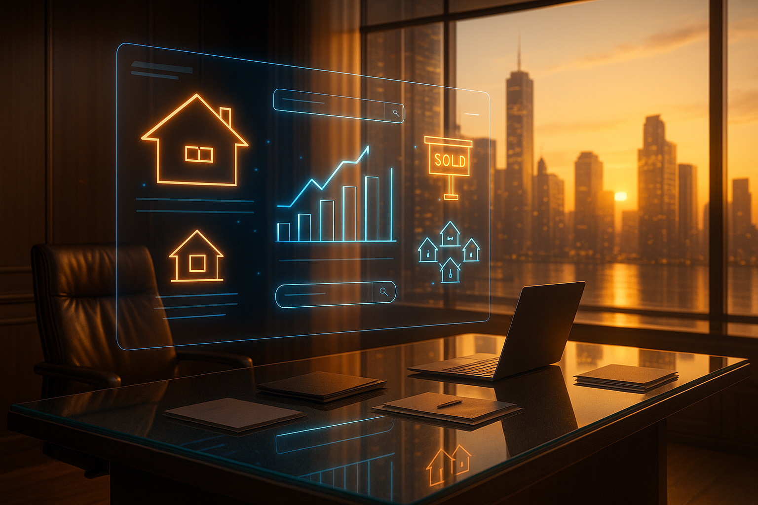 a realtor getting better online presence because he has his own website