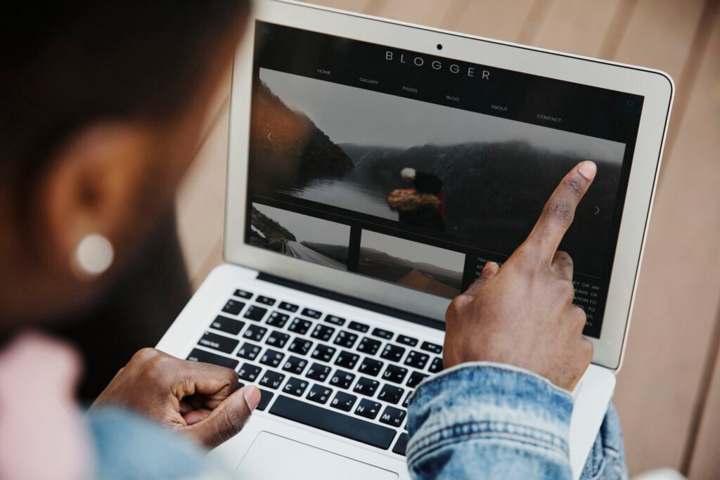 a real estate agent picking between a landing page and a luxury website