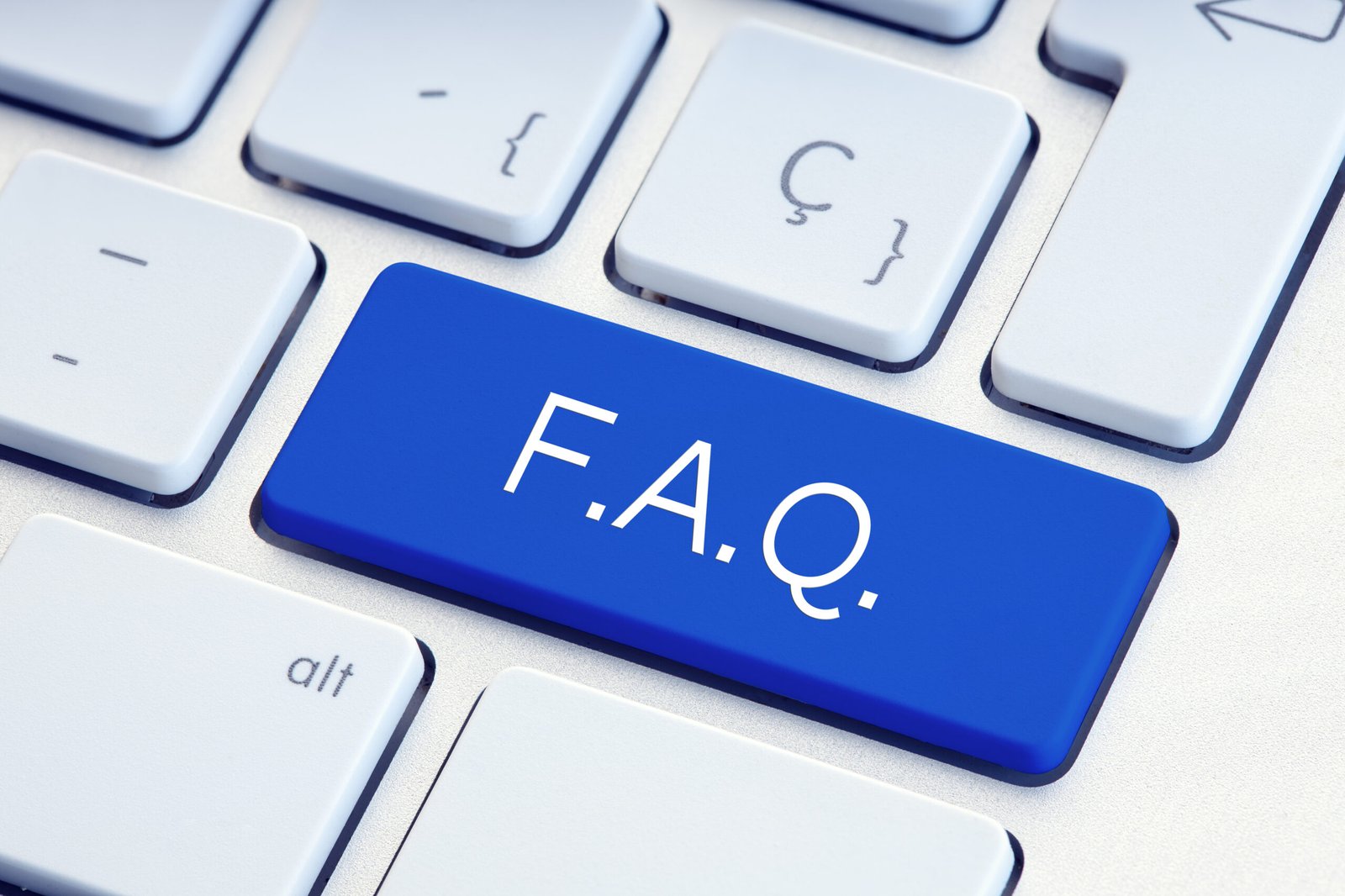 illustration of frequently asked questions on a real estate website