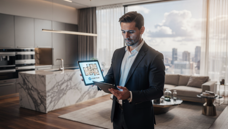 realtor using virtual tour software now