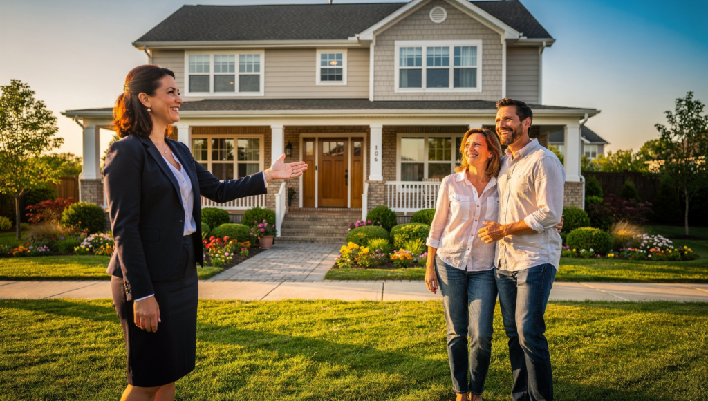 realtor surveying clients that are happy