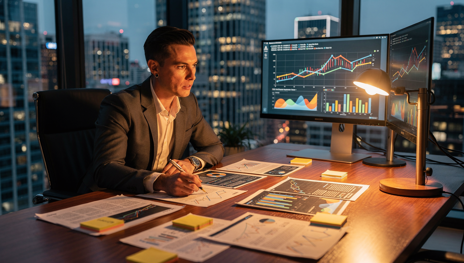 realtor studying real estate trends to stay ahead