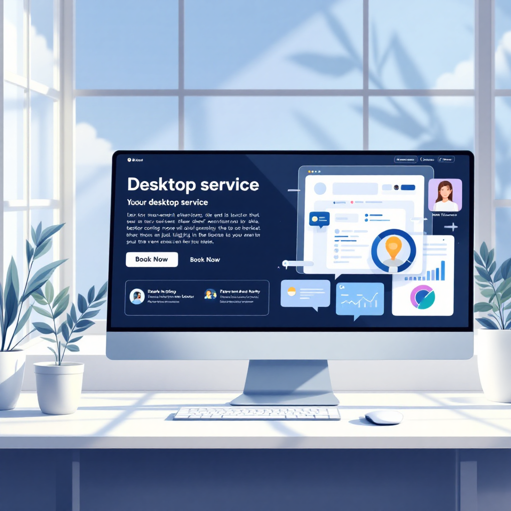 Service card grid for multiple trades with clear icons and blurbs