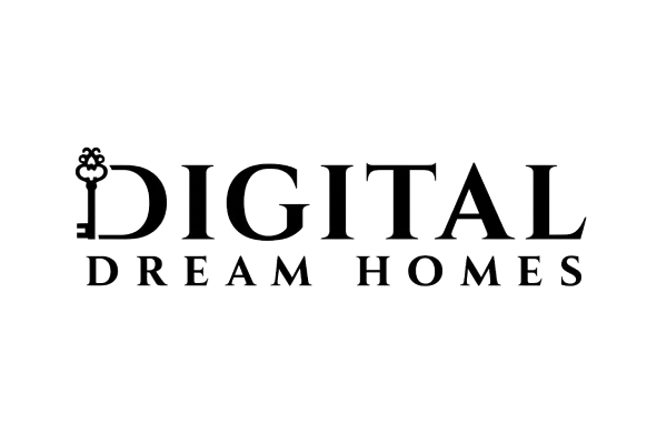 digital dream homes logo black no background