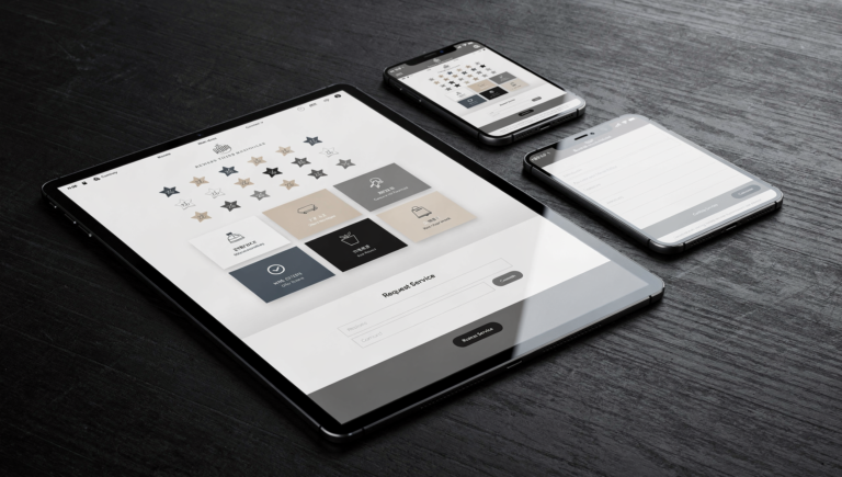 HVAC homepage layout featuring reviews, service sections, and a lead form