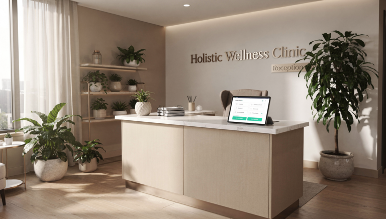 Holistic doctor site redesign with online booking