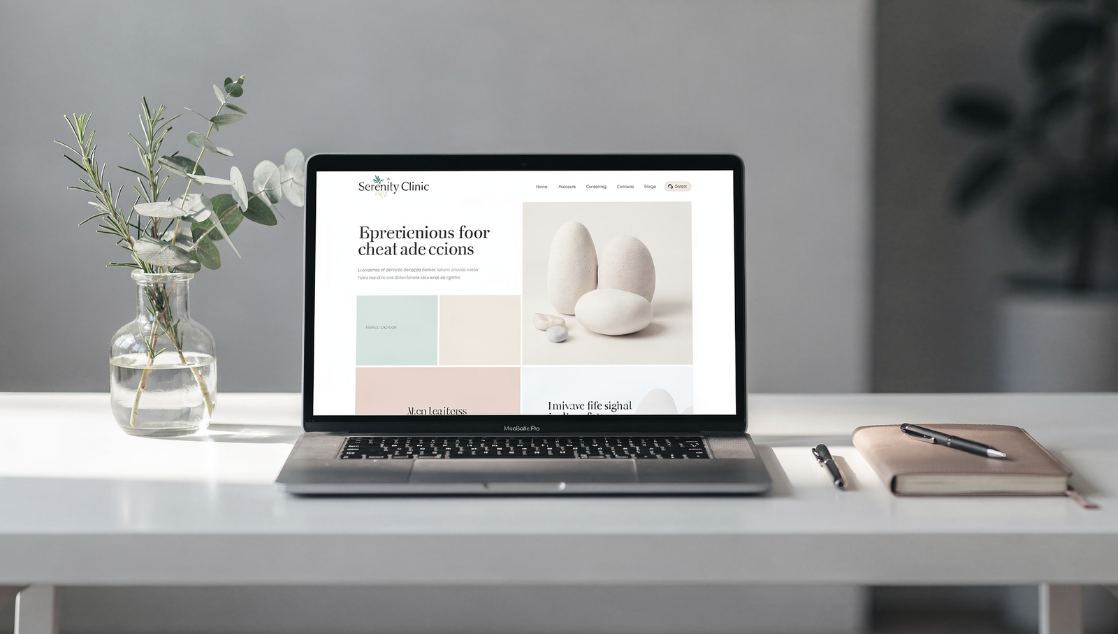 Mobile-friendly functional medicine website with a clear booking button