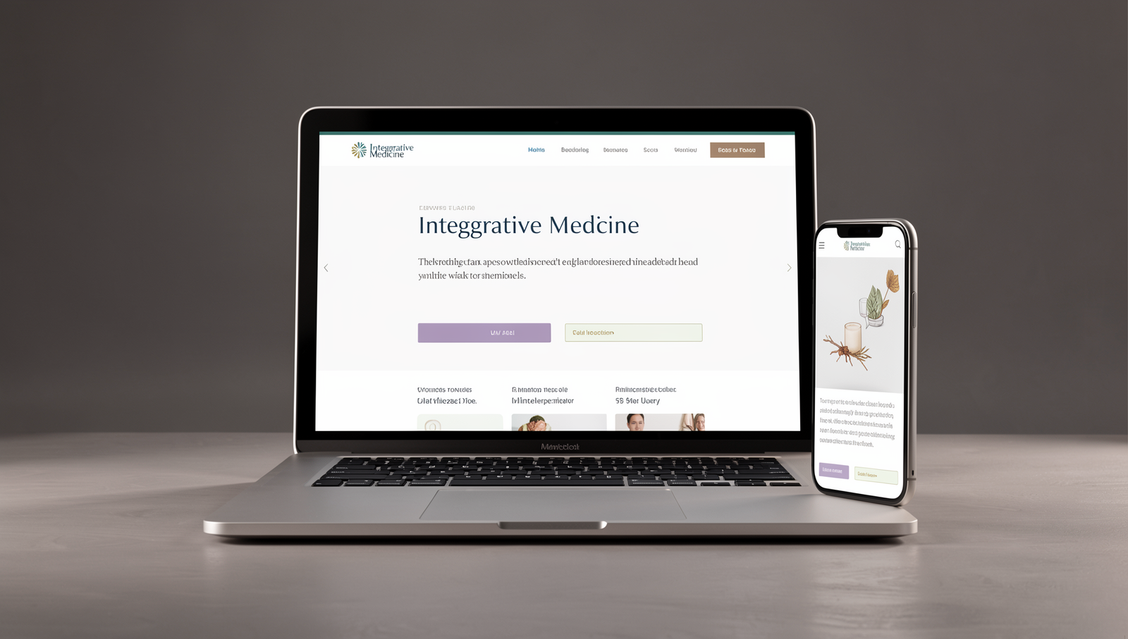 Integrative medicine doctor consulting a patient in a modern clinic