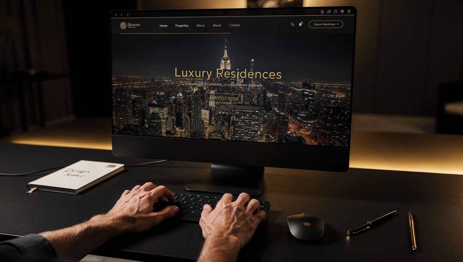 Digital Dream Homes luxury digital marketing agency — premium web design and SEO