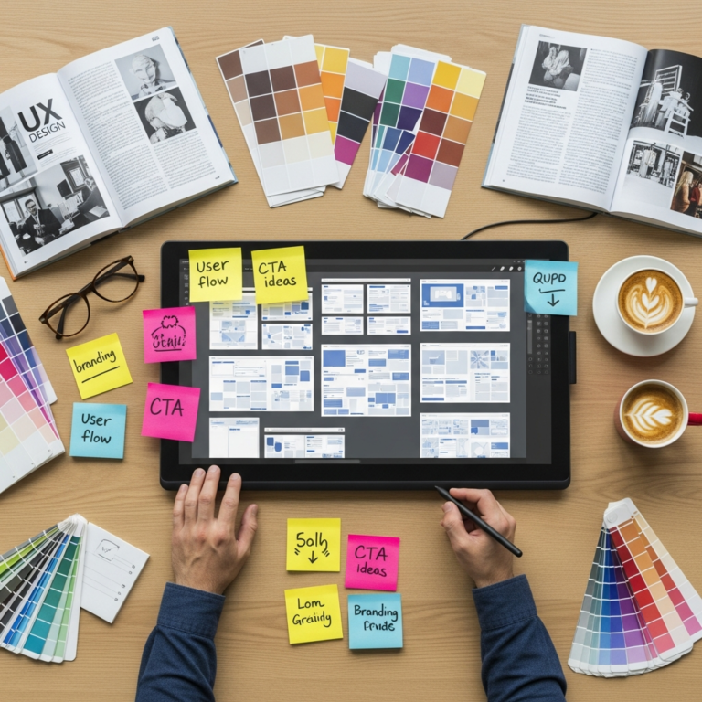 real estate landing page design