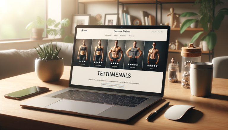 personal trainer website client testimonials
